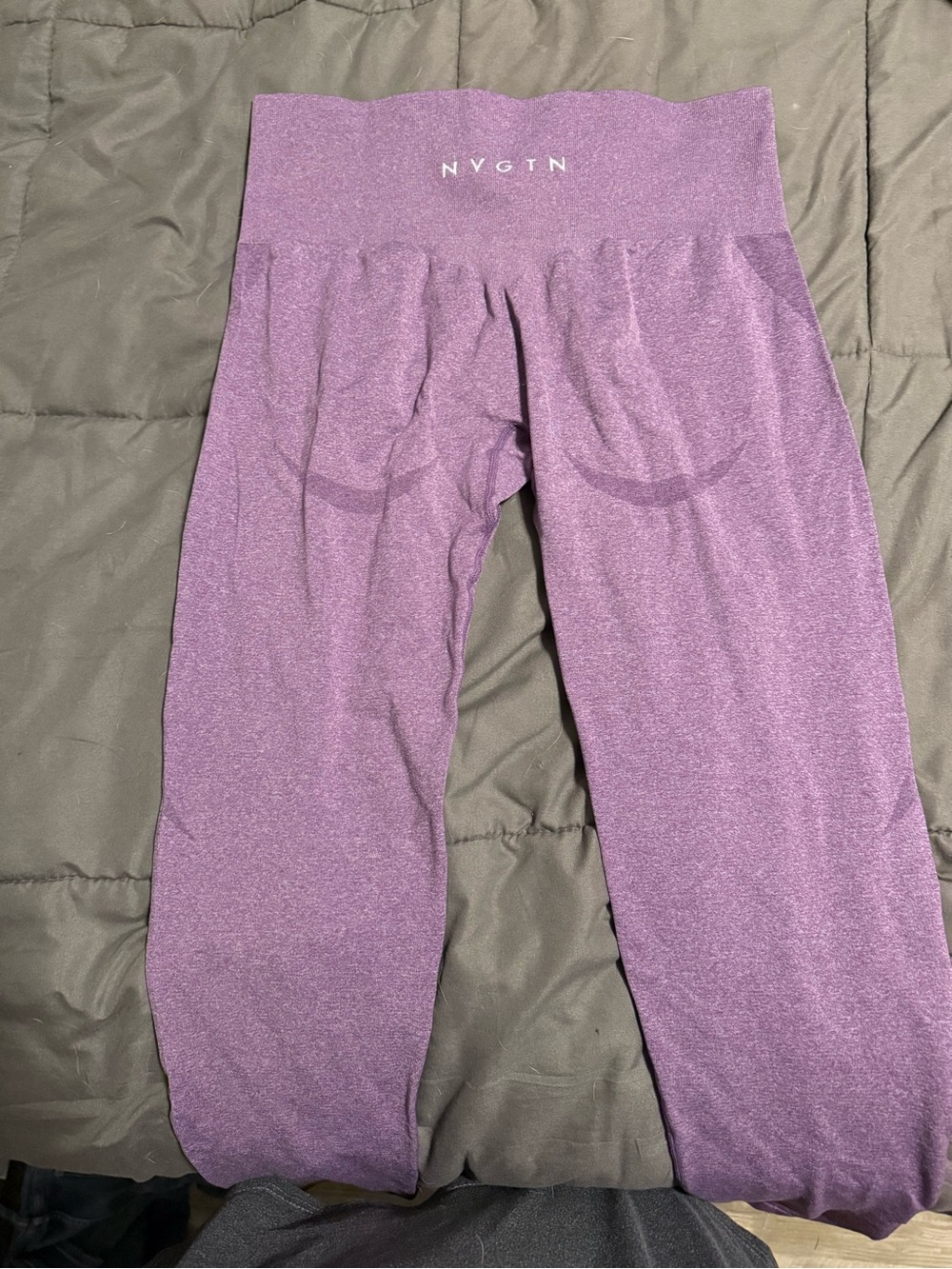 NVGTN Purple Seamless High-Waist Active Leggings